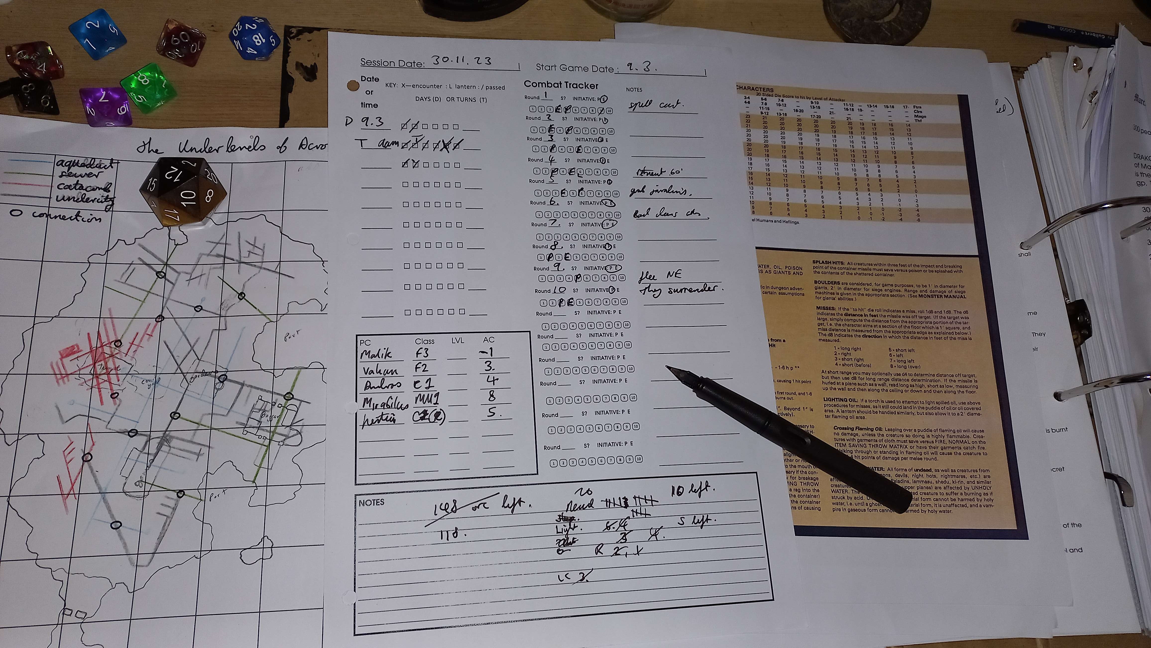 [AD&D] My Time Tracker | Dreadlord Games