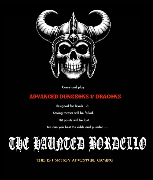 haunted bordello advert